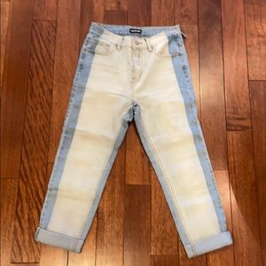 Two toned jeans